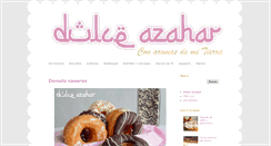 Desktop Screenshot of dulceazahar.com